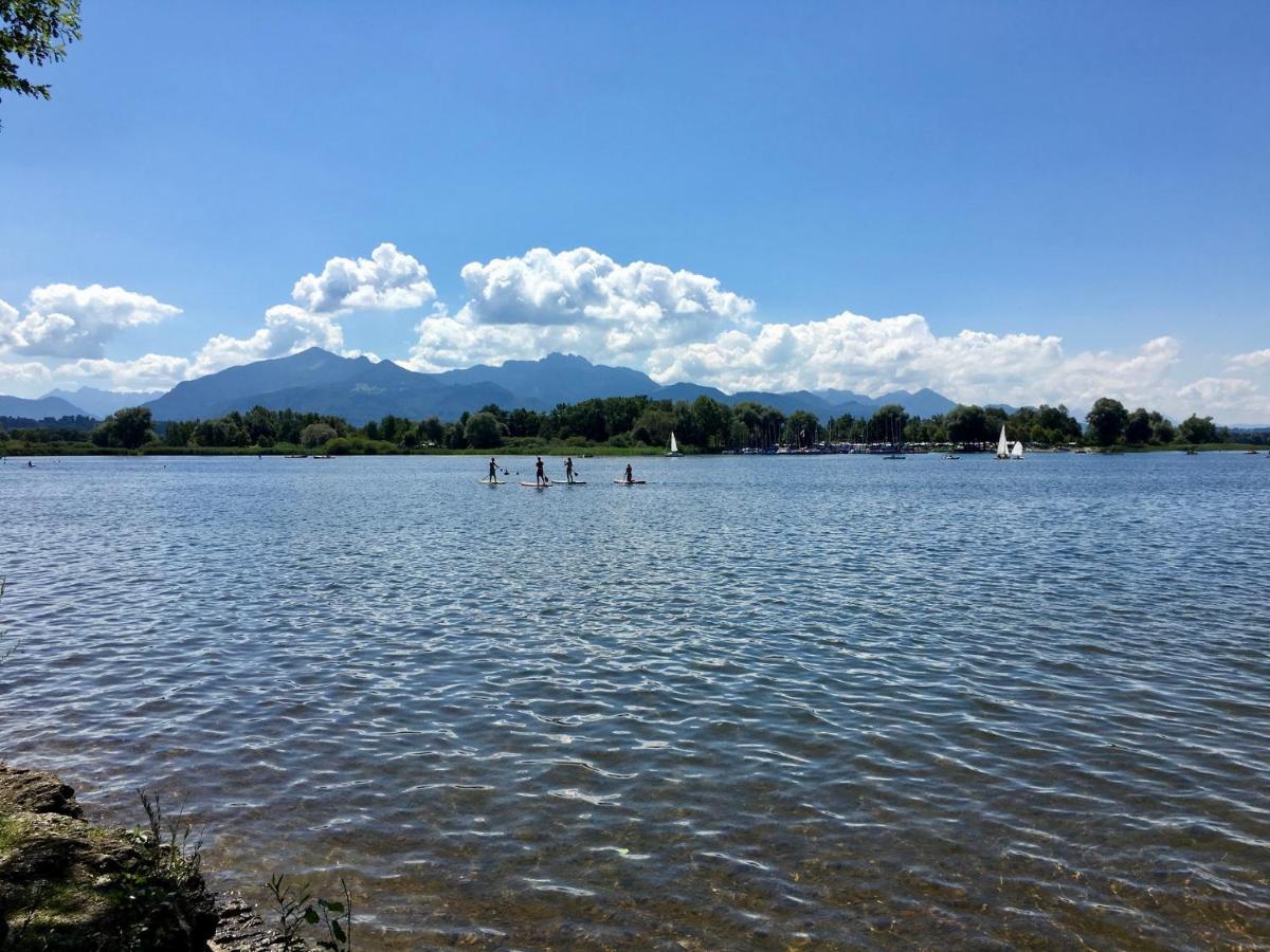 Ferienwohnung Am Chiemsee 우베르시 외부 사진